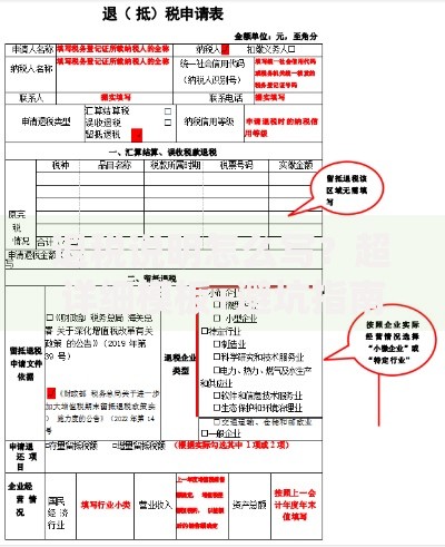退税说明怎么写？超详细模板+避坑指南一次搞定