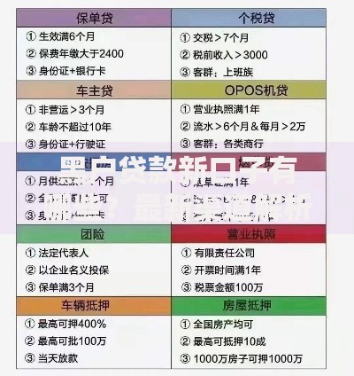 黑户贷款新口子有哪些?最新渠道解析与风险规避指南 黑户贷款新口子有哪些?最新渠道解析与风险规避指南