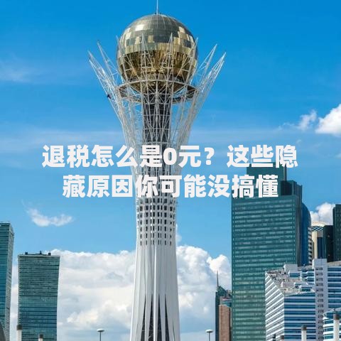 退税怎么是0元？这些隐藏原因你可能没搞懂