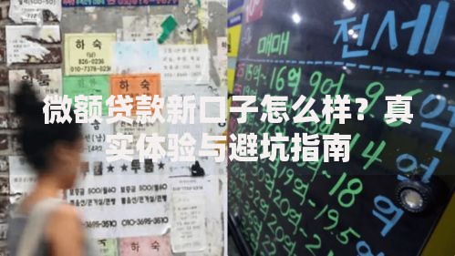 微额贷款新口子怎么样？真实体验与避坑指南
