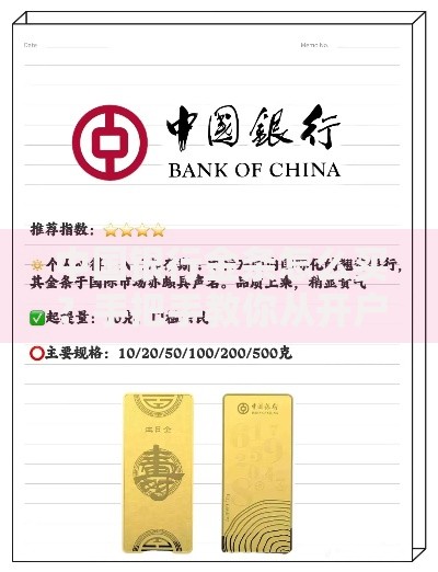 中国银行金条怎么买？手把手教你从开户到提货全流程