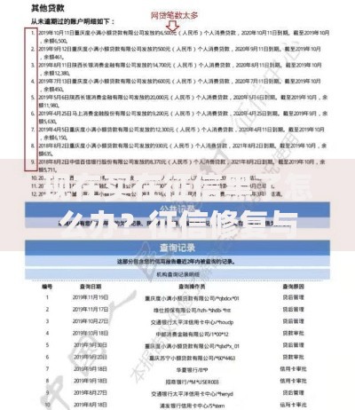 现在买在征信黑了怎么办？征信修复与贷款申请全攻略
