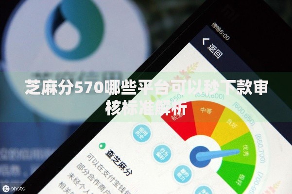 芝麻分570哪些平台可以秒下款审核标准解析