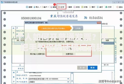 个人如何开普通发票？手把手教你快速搞定流程