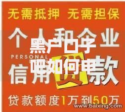 黑户口子吧如何申请贷款？安全下款流程解析