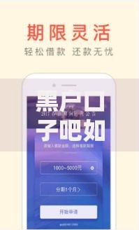 黑户口子吧如何申请贷款？安全下款流程解析