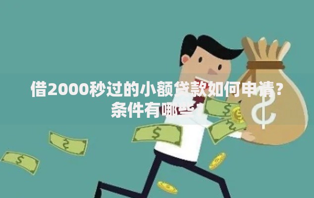 借2000秒过的小额贷款如何申请？条件有哪些？