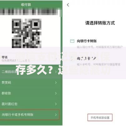 微信支付记录可以保存多久？这些隐藏功能你可能不知道