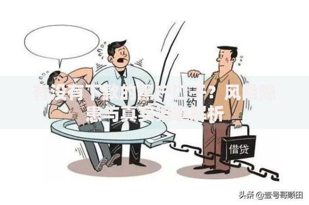有没有下款的黑户口子？风险隐患与真实渠道解析