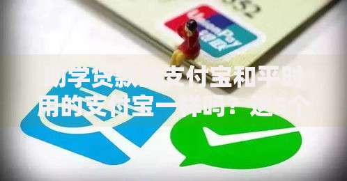 助学贷款的支付宝和平时用的支付宝一样吗？这5个区别必须了解