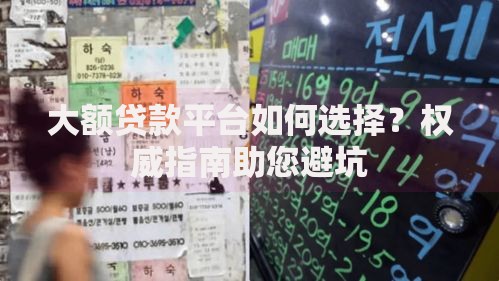 大额贷款平台如何选择？权威指南助您避坑