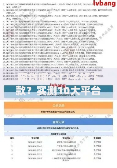 网贷哪个口子好下款？实测10大平台通过率分析