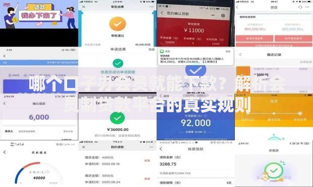 哪个口子办会员就能下款？解析会员制贷款平台的真实规则
