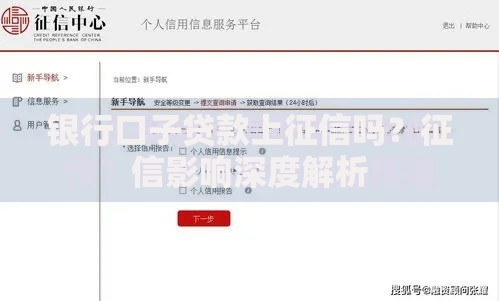 银行口子贷款上征信吗？征信影响深度解析