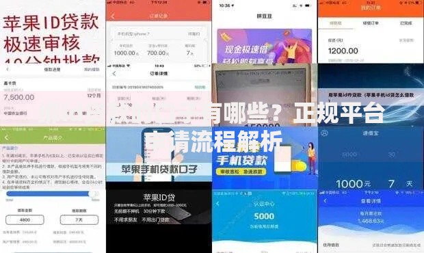 绑id贷款的口子有哪些？正规平台申请流程解析
