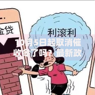 10月5日起取消催收令了吗？最新政策权威解读