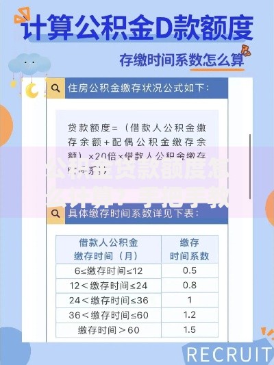 公积金贷款额度怎么计算？手把手教你轻松搞定