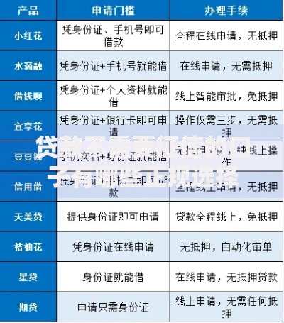 贷款不需要征信的口子有哪些正规选择？2025最新解析