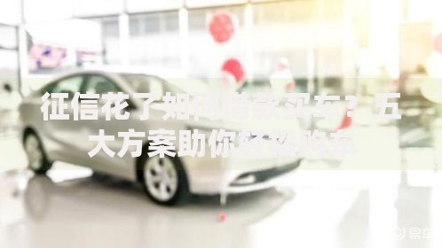 征信花了如何借款买车？五大方案助你轻松购车