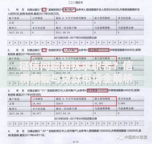 征信问题困扰求职者？信用修复与贷款申请全解析