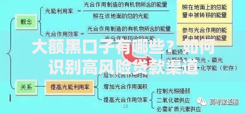大额黑口子有哪些？如何识别高风险贷款渠道