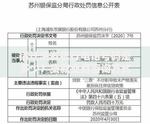 宿迁浦发银行电话号码是多少？贷款业务咨询方式全解析