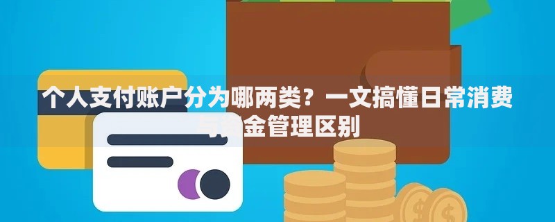 个人支付账户分为哪两类？一文搞懂日常消费与资金管理区别