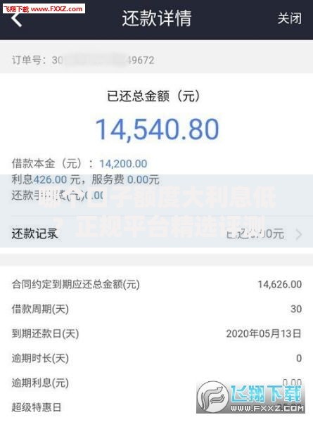 哪个口子额度大利息低？正规平台精选评测