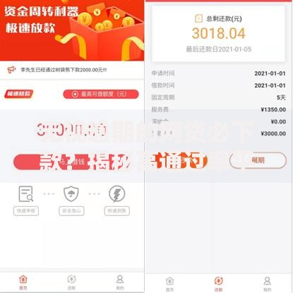 无视逾期的网贷必下款？揭秘高通过率平台审核内幕