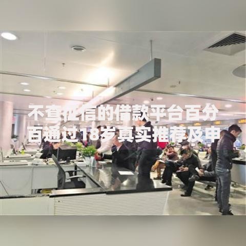 不查征信的借款平台百分百通过18岁真实推荐及申请攻略