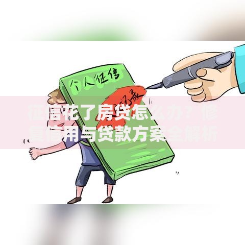 征信花了房贷怎么办？修复信用与贷款方案全解析