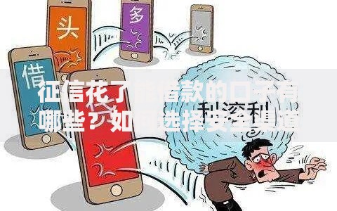 征信花了能借款的口子有哪些？如何选择安全渠道