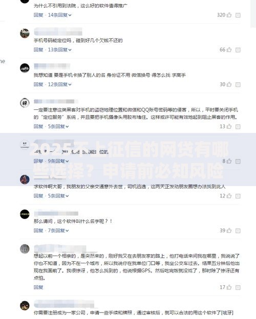 2025不上征信的网贷有哪些选择？申请前必知风险与真相