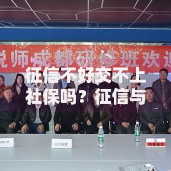 征信不好交不上社保吗？征信与社保贷款深度解析