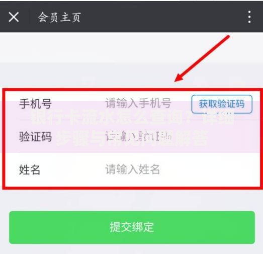 银行卡流水怎么查询？详细步骤与常见问题解答