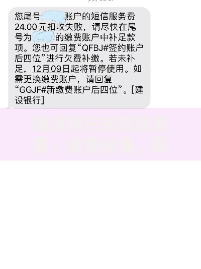 建设银行短信服务费：收费标准、取消方法与省钱技巧全解析