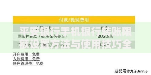 平安银行手机银行转账限额设置方法与使用技巧全解析