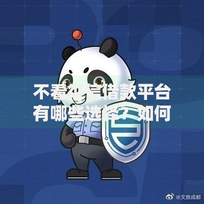 不看征信借款平台有哪些选择？如何安全申请低息贷款？