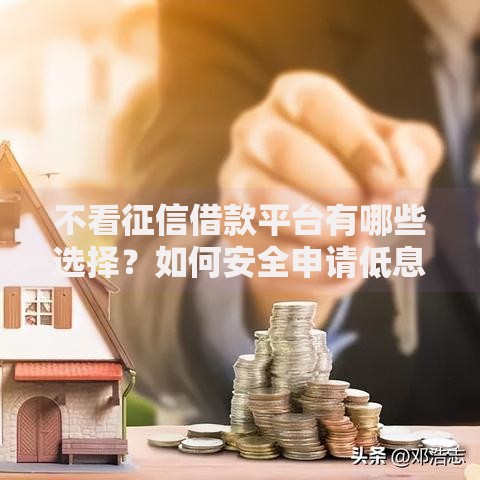 不看征信借款平台有哪些选择？如何安全申请低息贷款？