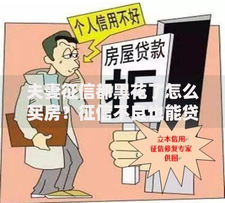 夫妻征信都黑花了怎么买房？征信不良也能贷款的解决方案