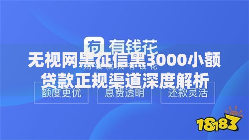 无视网黑征信黑3000小额贷款正规渠道深度解析