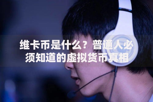维卡币是什么？普通人必须知道的虚拟货币真相