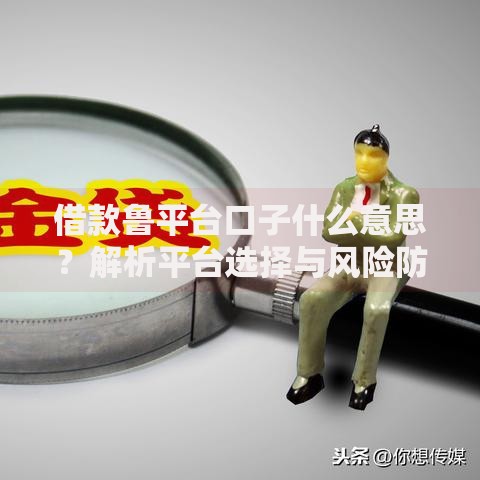 借款鲁平台口子什么意思？解析平台选择与风险防范