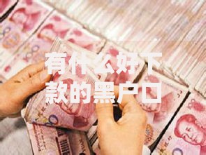 有什么好下款的黑户口子？低门槛贷款渠道深度解析