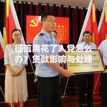 征信黑花了入党怎么办？贷款影响与处理方案解析