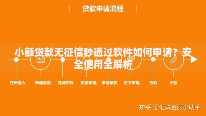 小额贷款无征信秒通过软件如何申请？安全使用全解析
