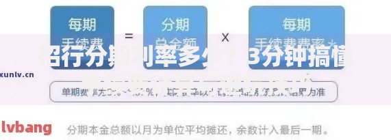 招行分期利率多少？3分钟搞懂手续费计算与避坑技巧