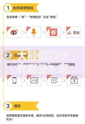 大额度口子有哪些？高额度贷款渠道详解与申请攻略