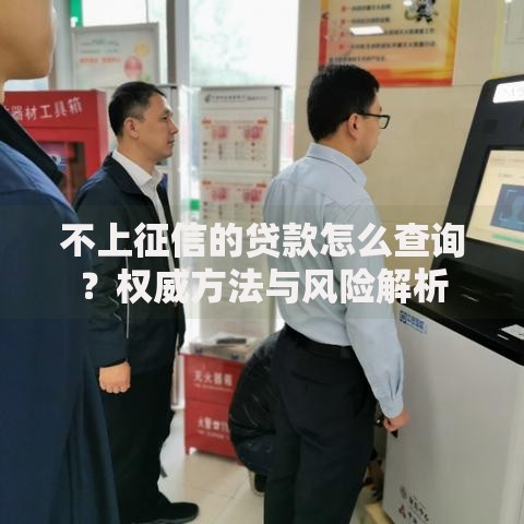 不上征信的贷款怎么查询？权威方法与风险解析