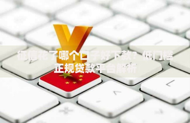 征信花了哪个口子好下款？低门槛正规贷款平台解析